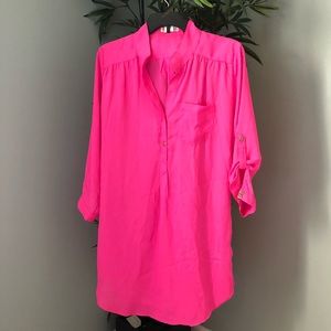 Bright pink tunic